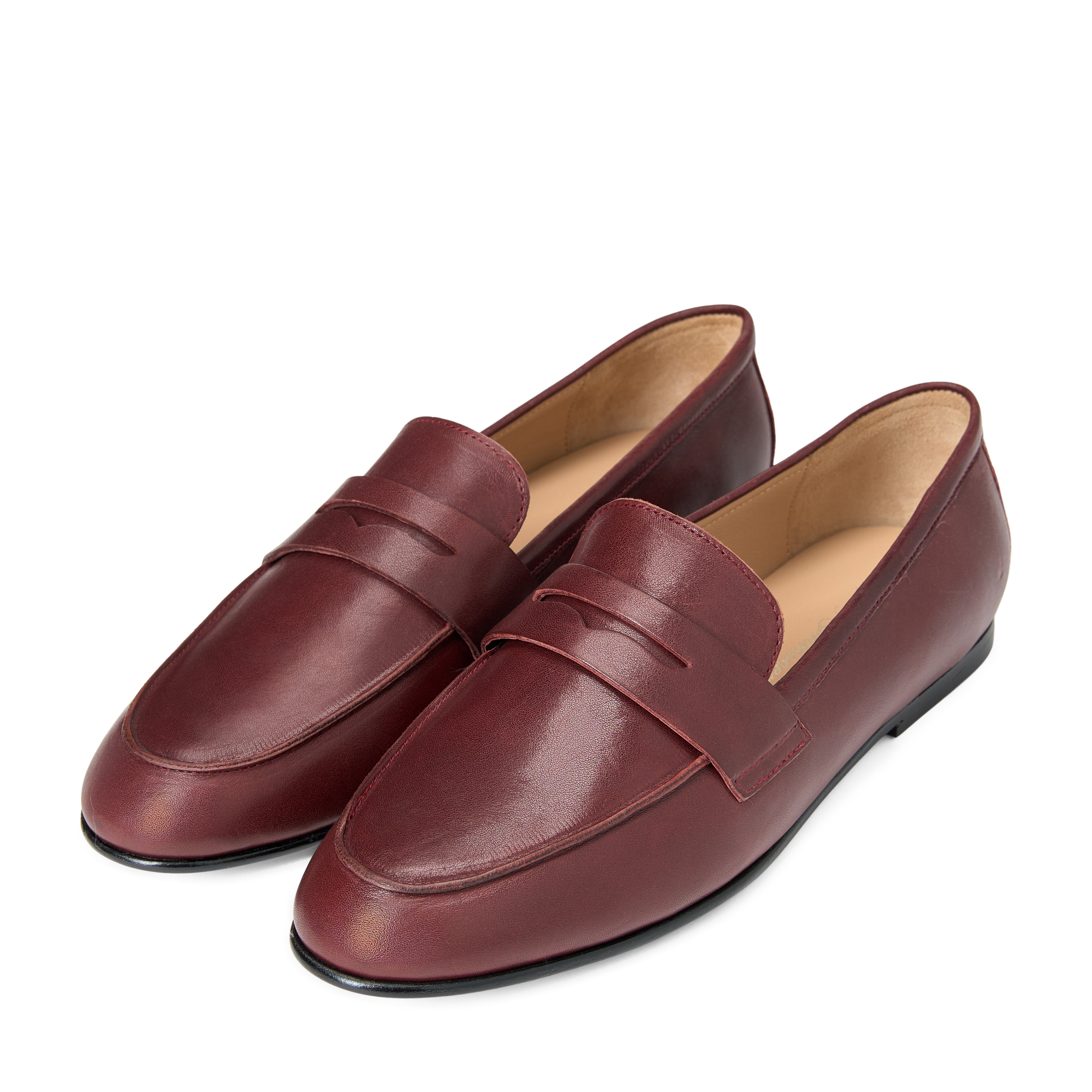 Лоферы Farley Leather Burgundy