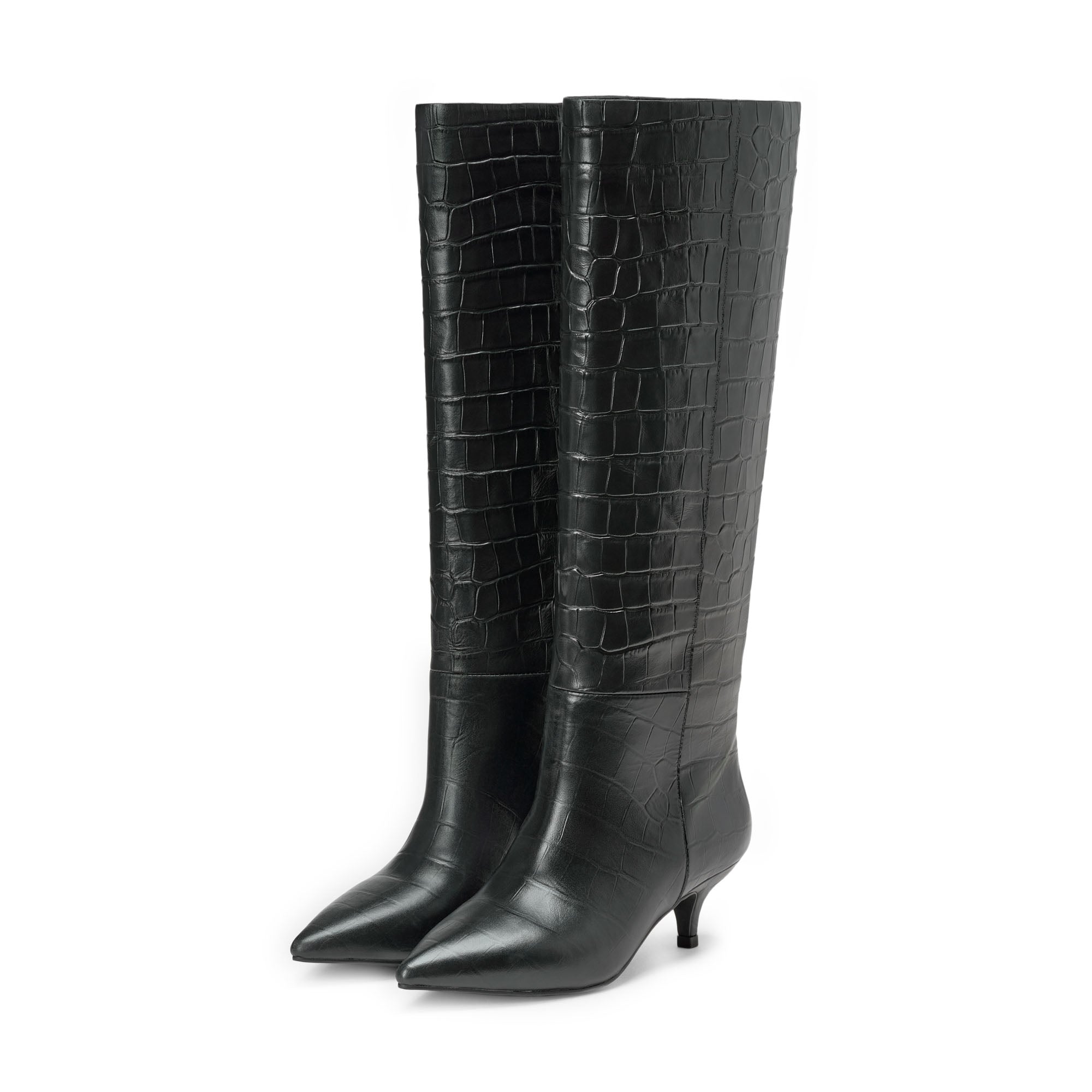 Сапоги Brigitte Leather Black