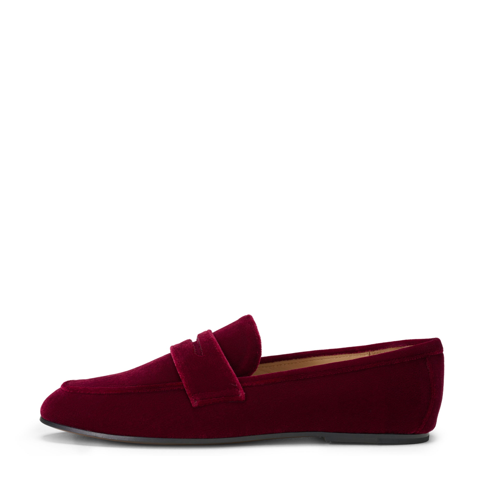 Лоферы Farley Velvet Red