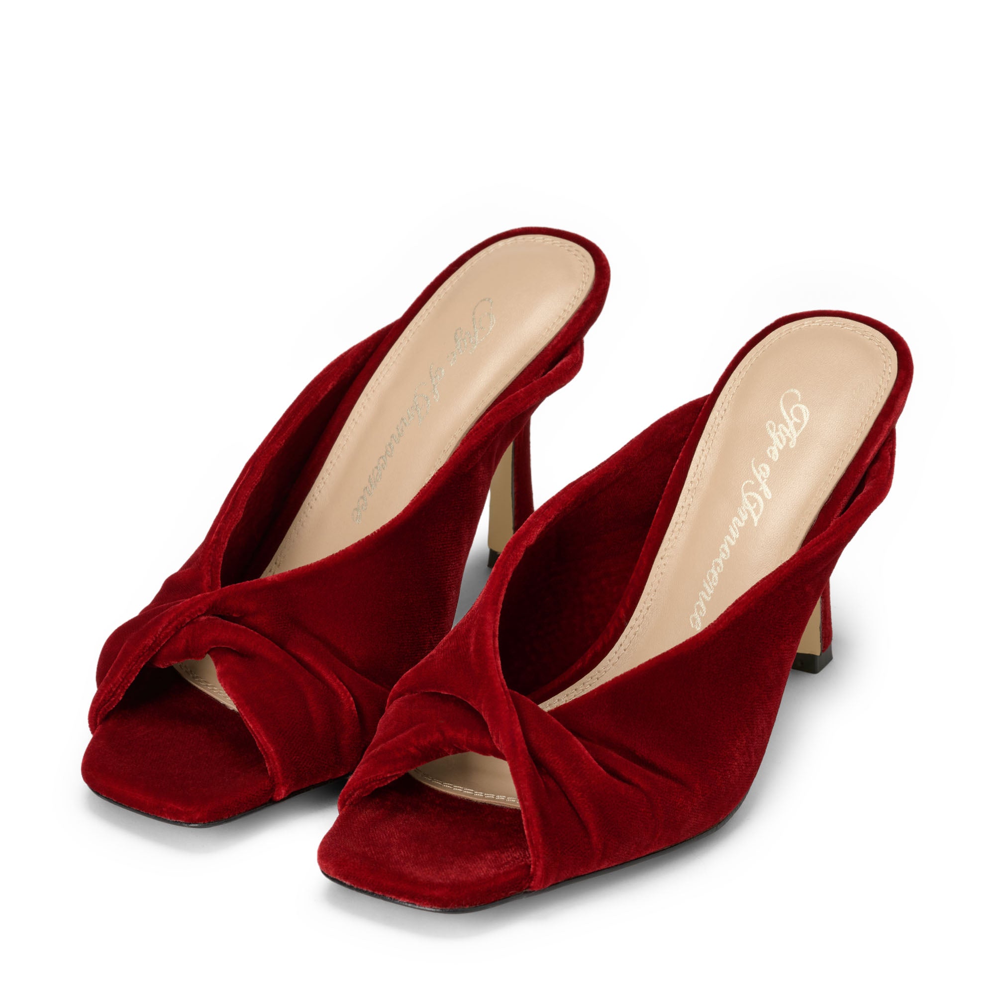 Мюли Patti Velvet Red