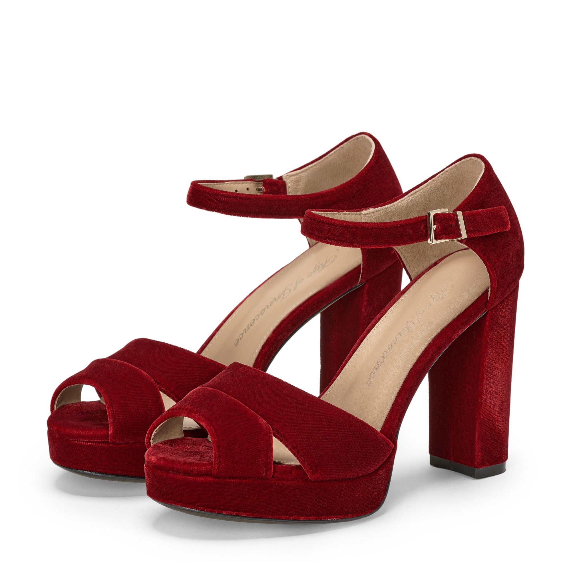 Туфли Dalia Velvet Red