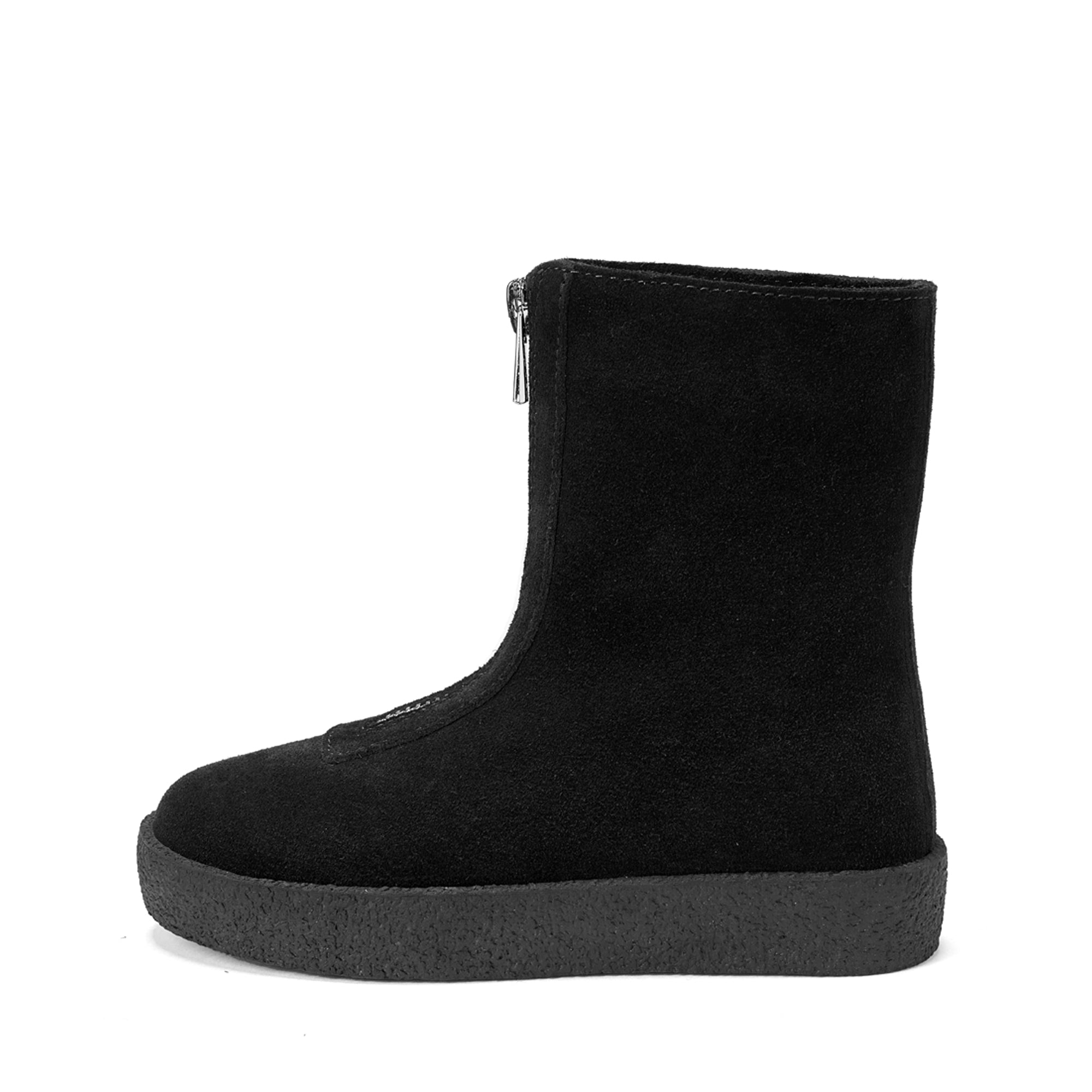Сапожки Leah Suede High Black
