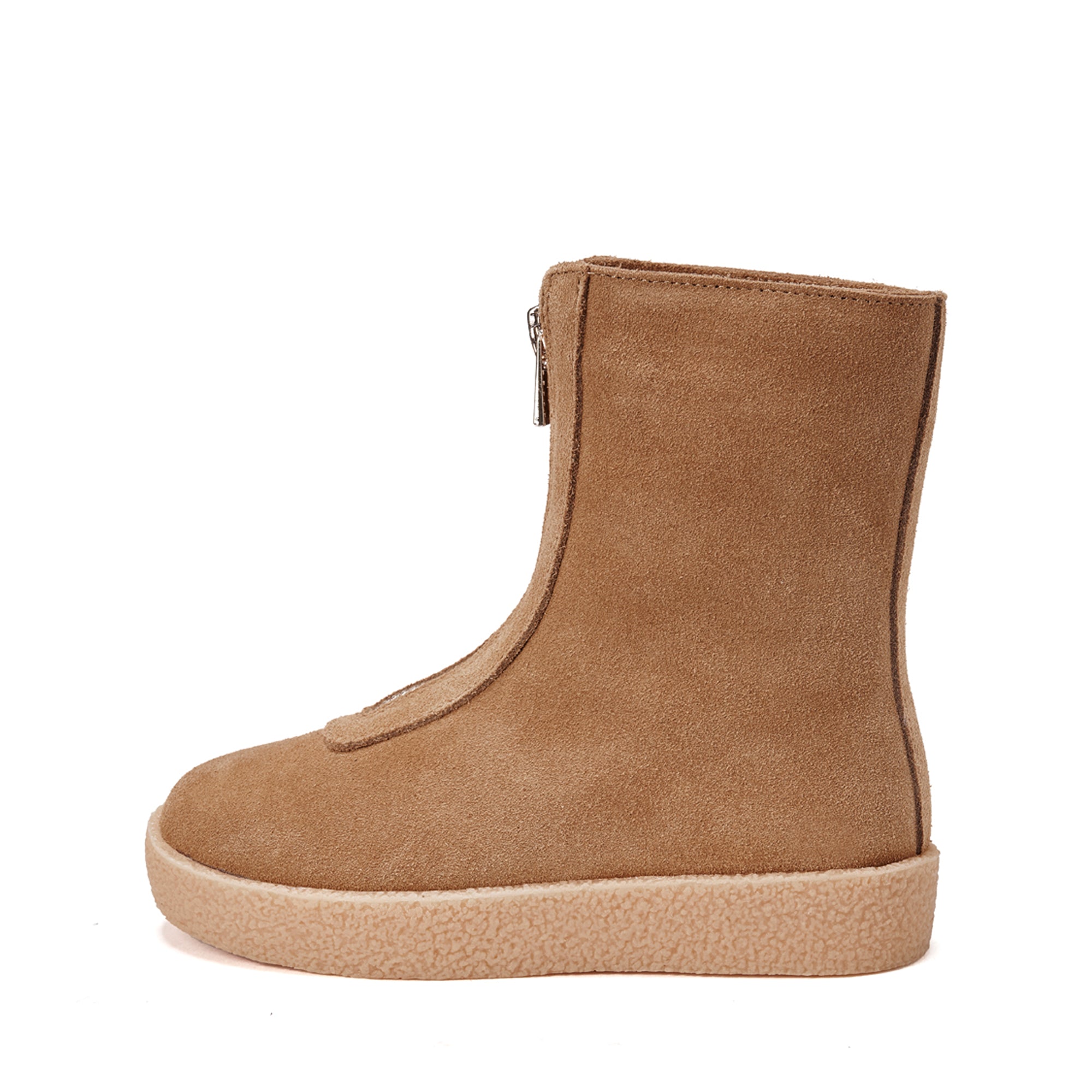Сапожки Leah Suede High Camel