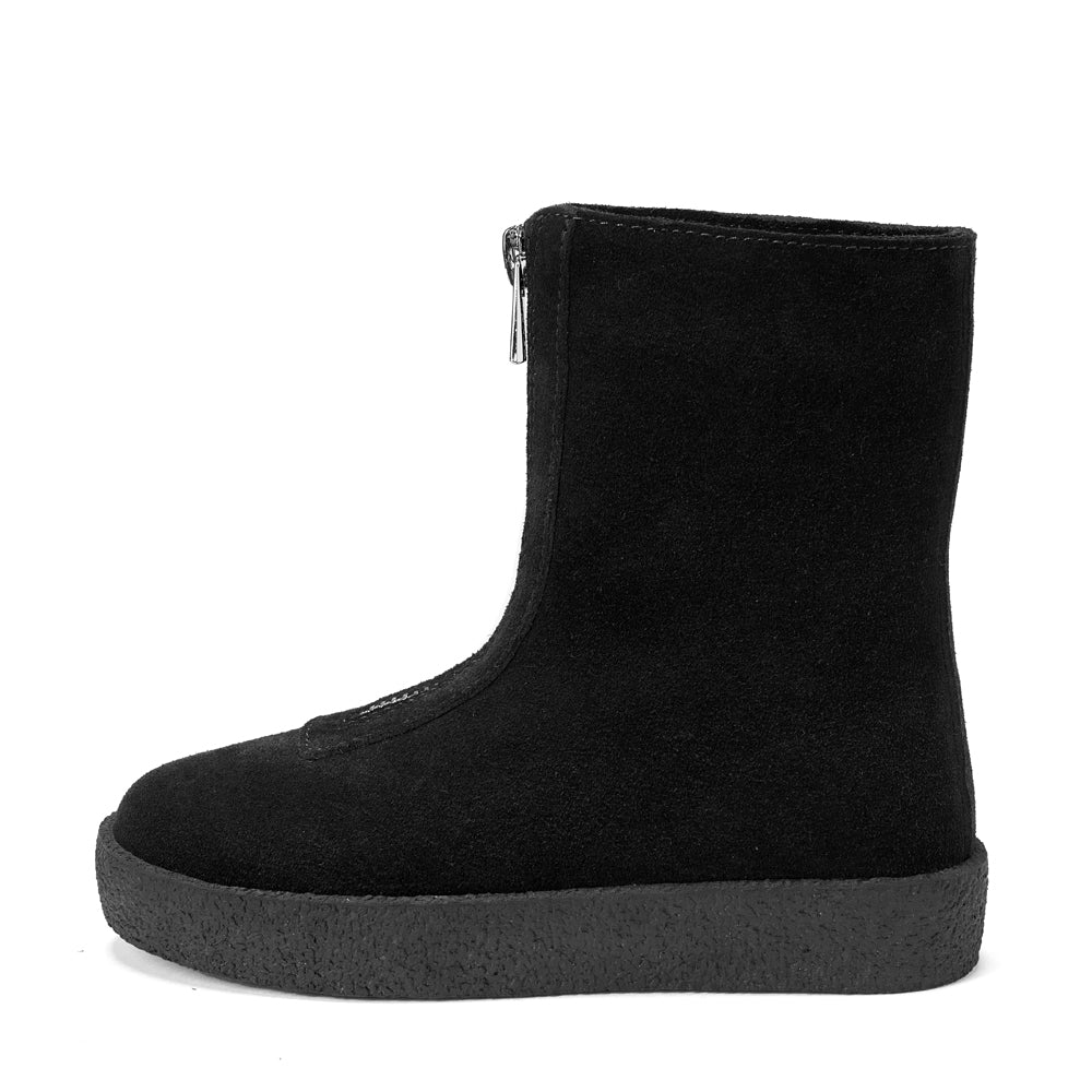 Сапожки Leah Suede High Black