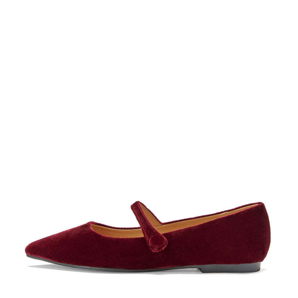 Туфли Thea Velvet Burgundy